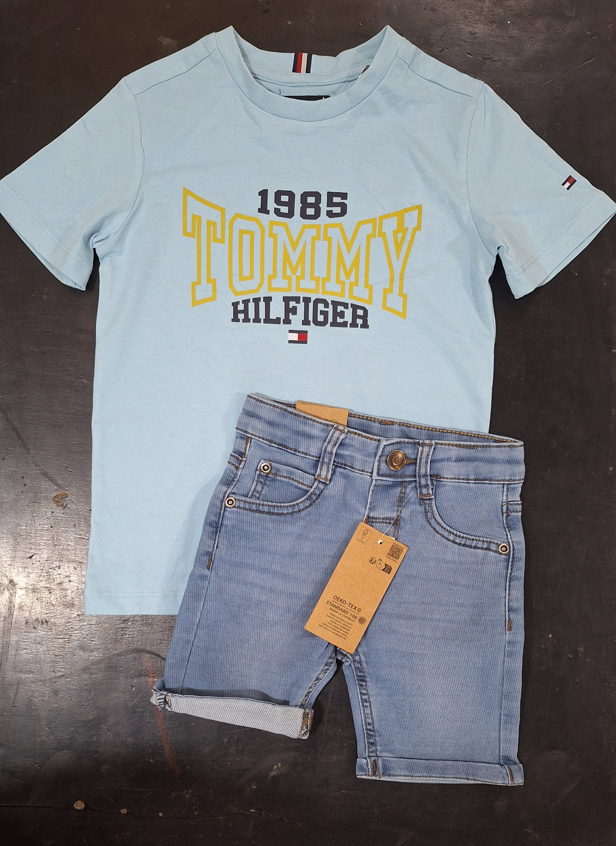 T-shirt TOMMY Bleu clair _1