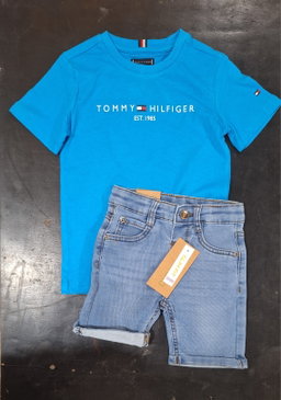 T-shirt TOMMY Bleu 2