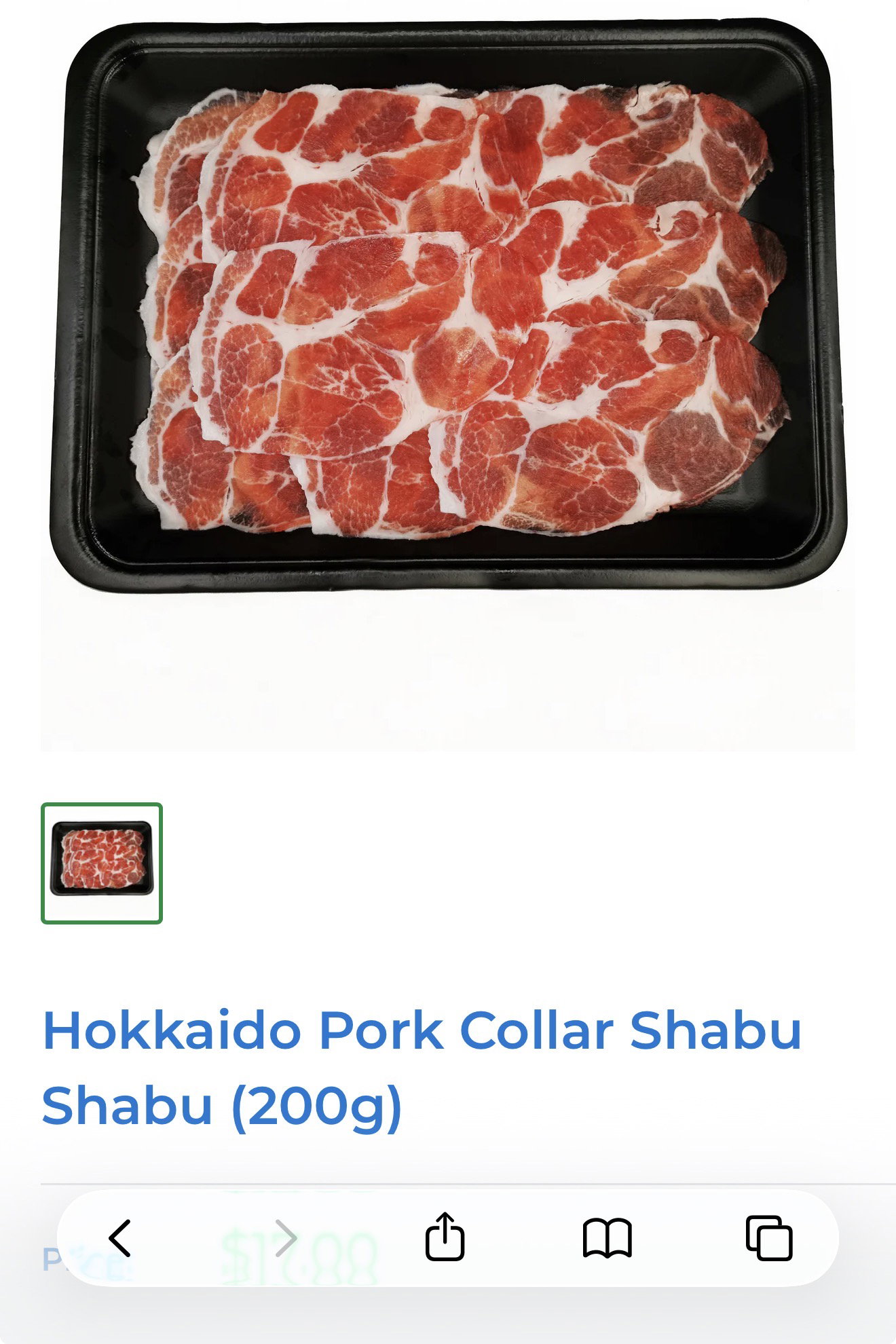 Hokkido pork collar shabu_0