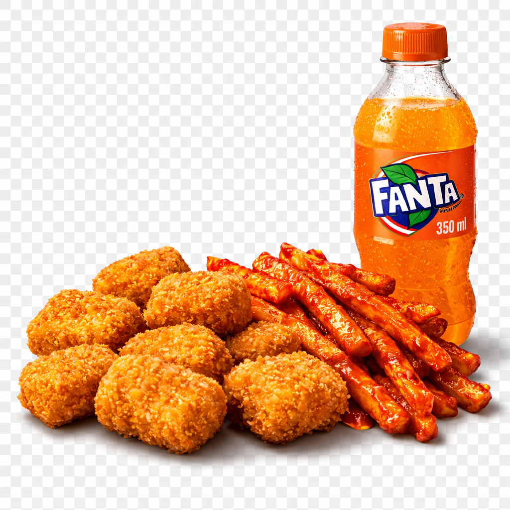 Nuggets + Masala Fries + Soda 350ml_0