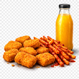 Nuggets + Masala Fries + Juice 450ml