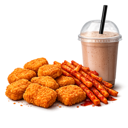 Nuggets + Masala Fries + Milkshake 500ml