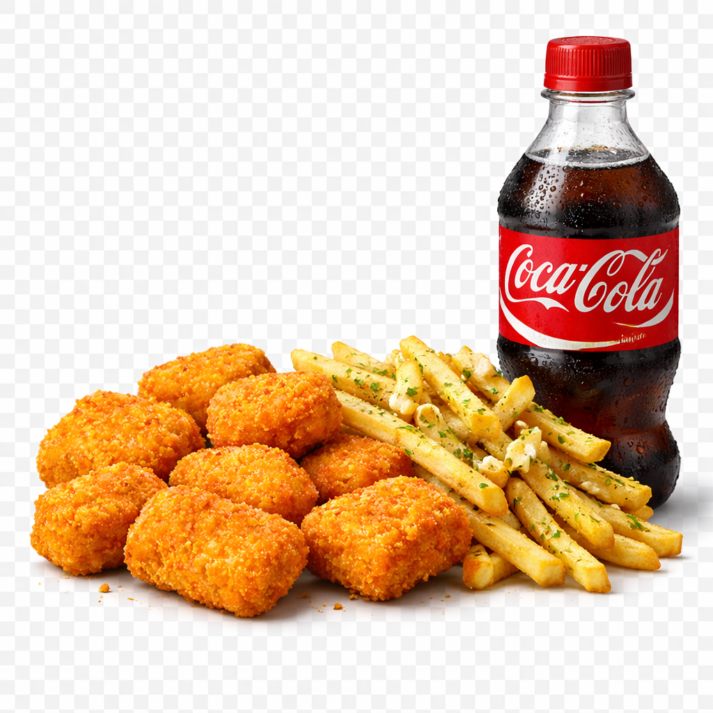 Nuggets + Garlic Fries + Soda 350ml_0