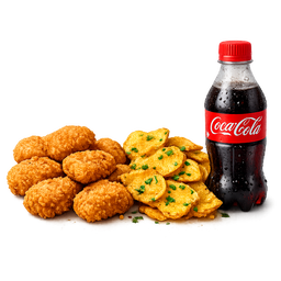 Nuggets + Bhajia + Soda 350ml