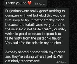 Premium Dujjonku (Korea's Dubai Style Chewy Cookie)