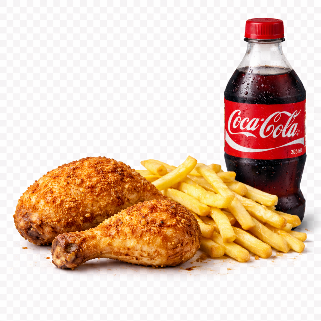 Chicken Leg + Classic Fries + Soda 350ml_0