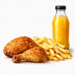 Chicken Leg + Classic Fries + Juice 450ml