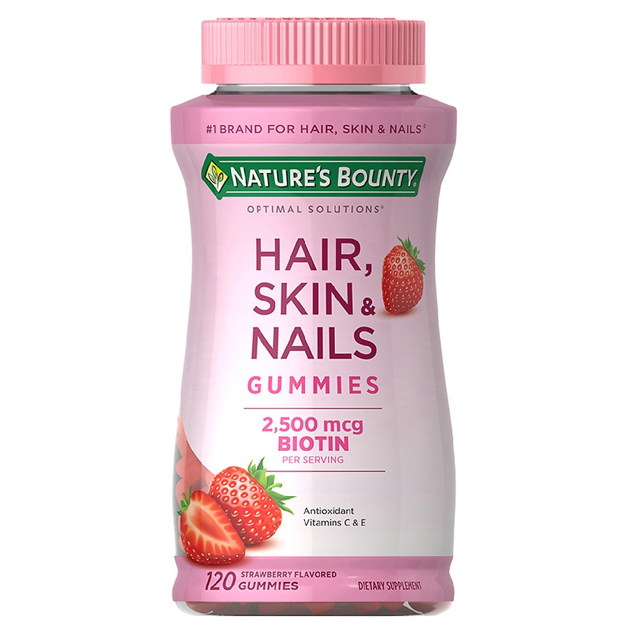 Nature's Bounty Hair, Skin, and Nails Vitamin Gummies With Biotin 120
