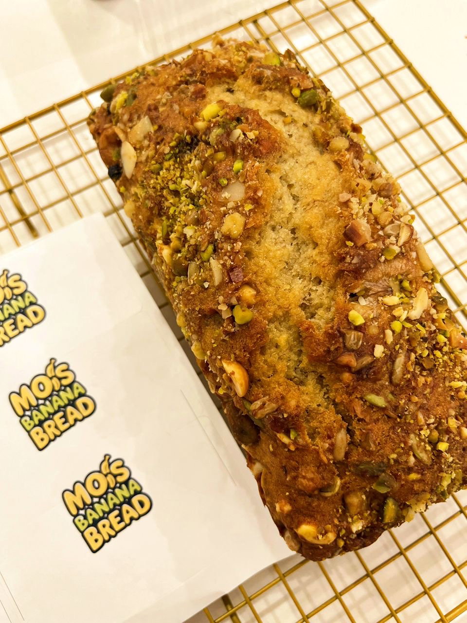 Pistachio Mix Banana Bread