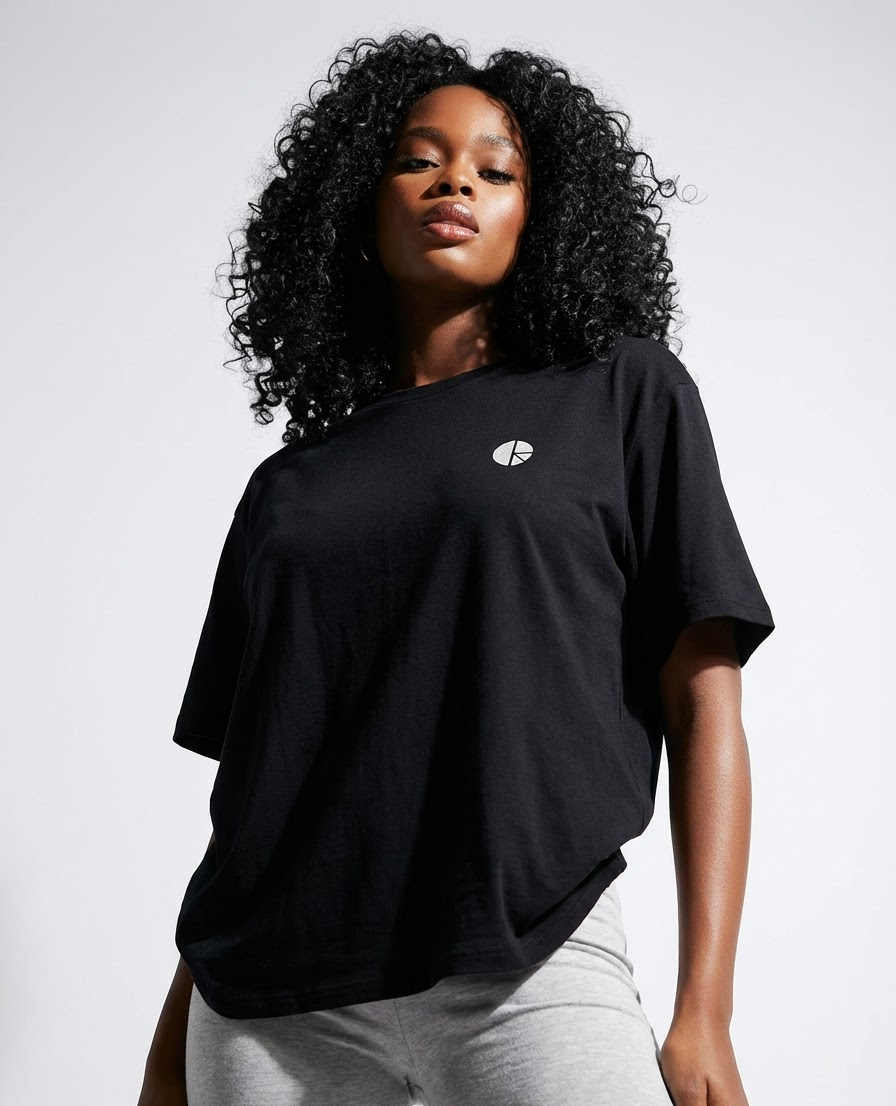 Womens' Double stitch Oversized Tee