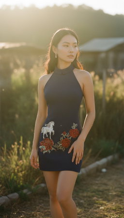 STALLION in Cheongsam Mini 
