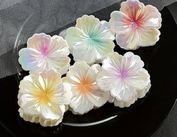 Cabbage Rose Flower Clips