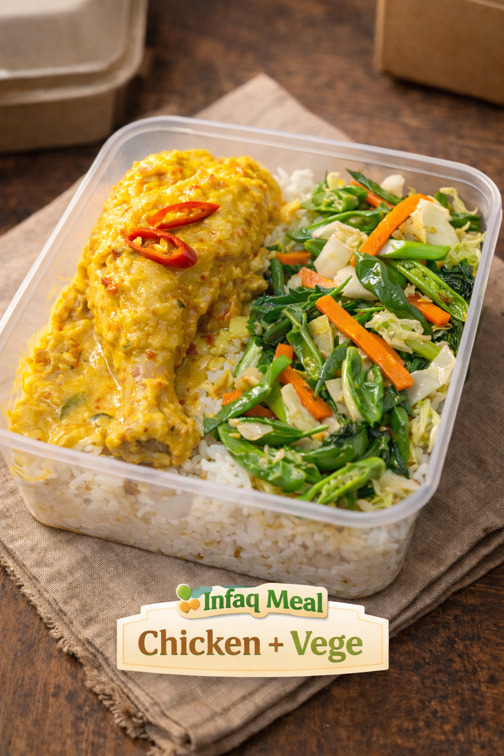 Nasi Infaq (Ayam + Sayur)_0
