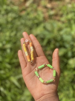 Customized Clay/Seed Bead Bracelets Plain