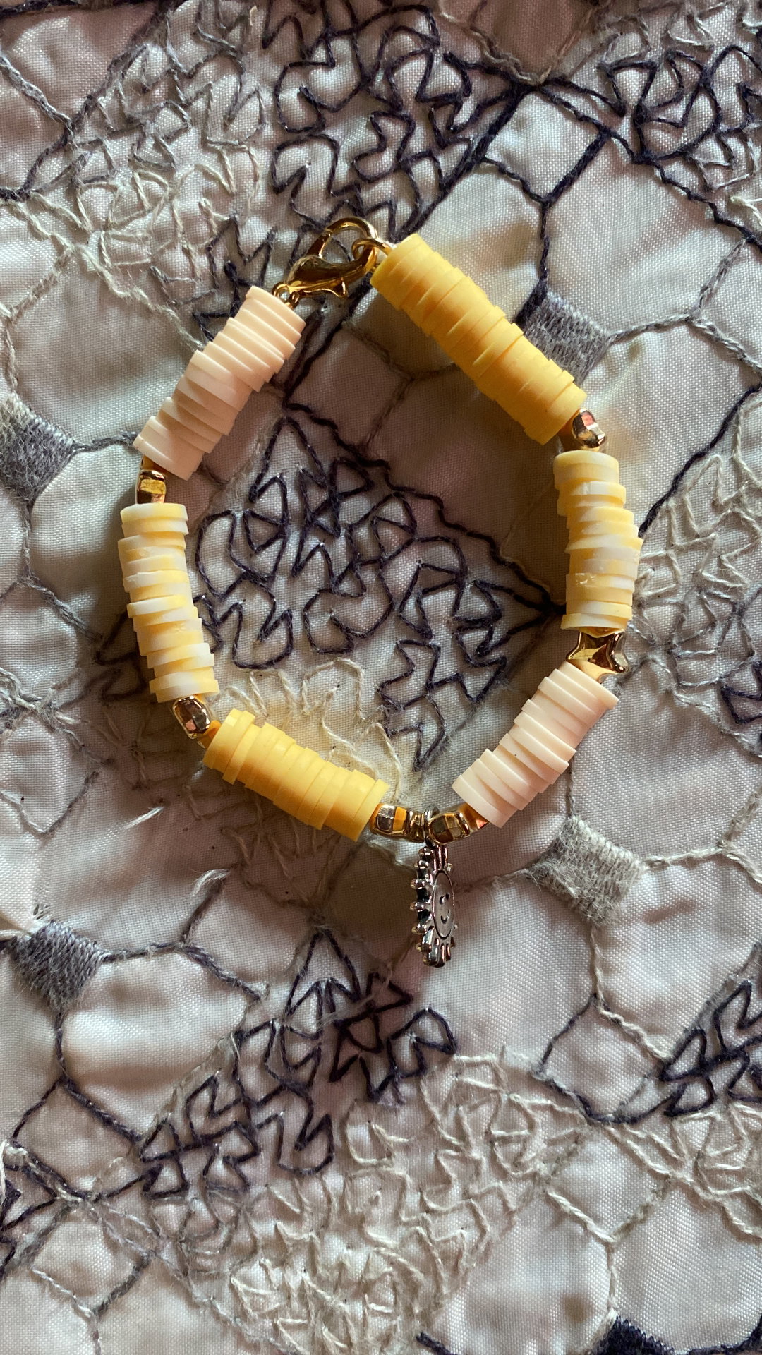 Customized Clay/ Seed Bead Bracelets Charms 