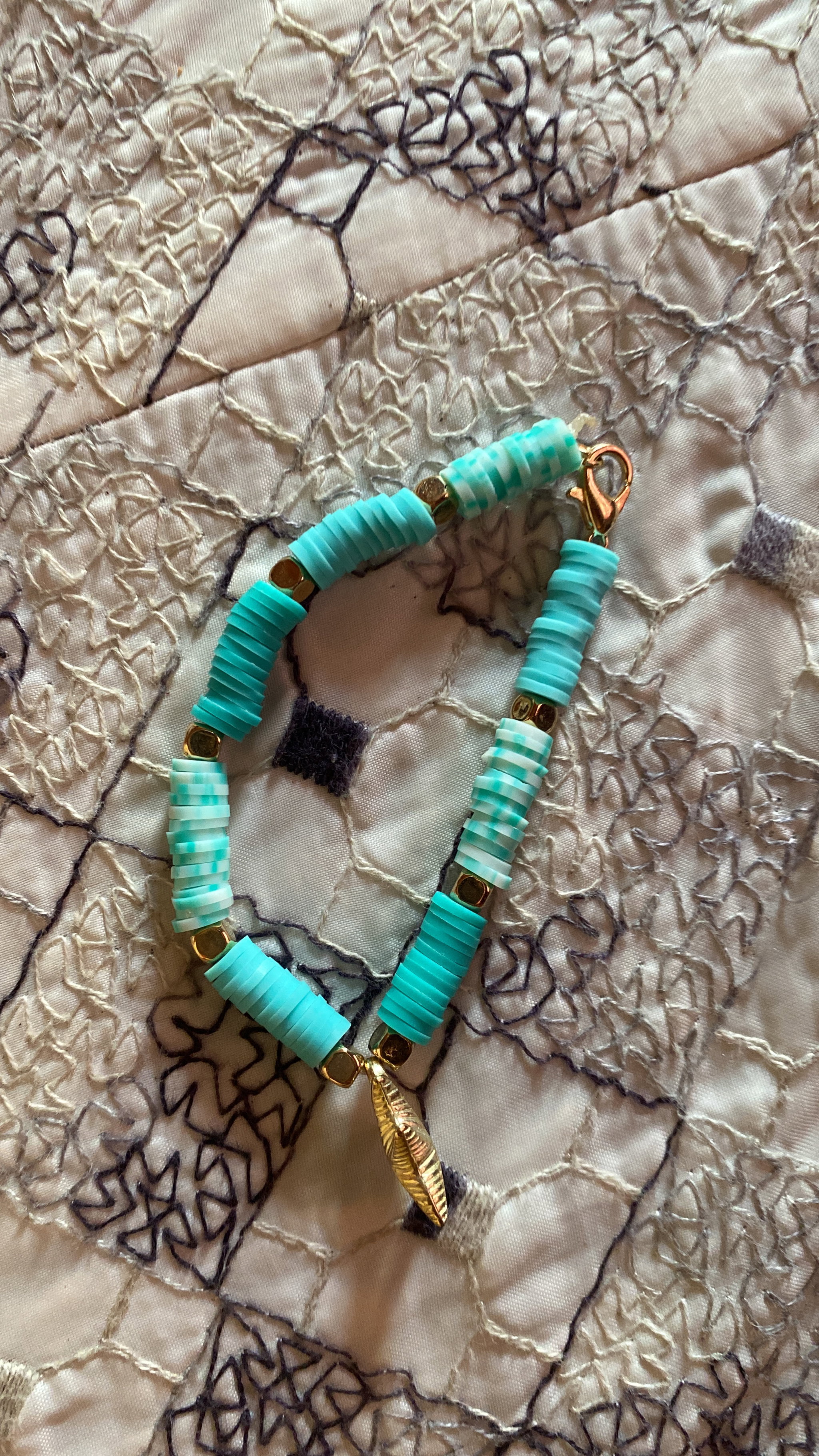 Customized Clay/ Seed Bead Bracelets Charms _1