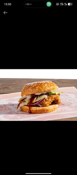 BURGER AU POULET 