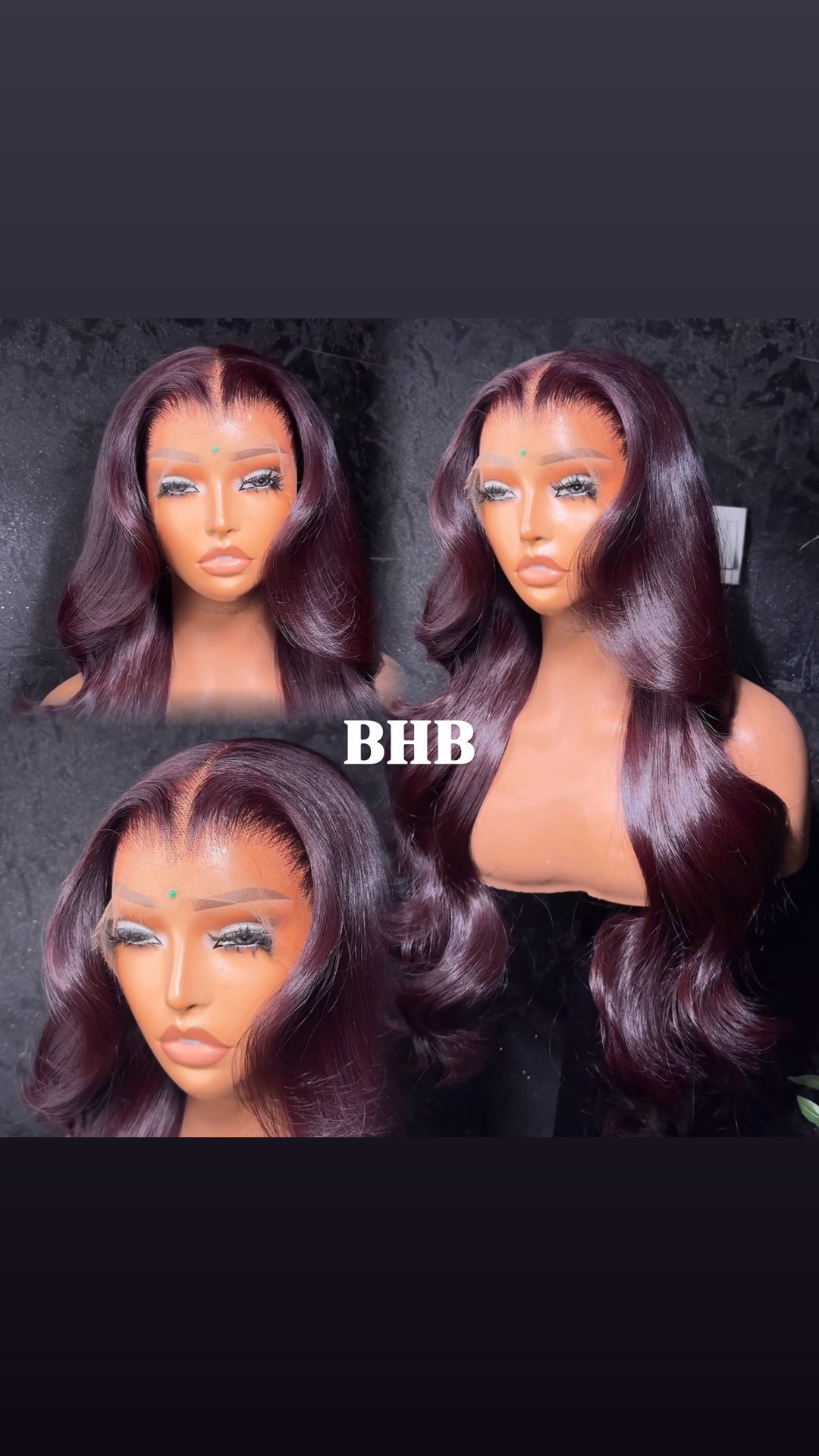 Rubis Muse | L'IcĂŽne du Raw Hair Burgundy 24"pouces