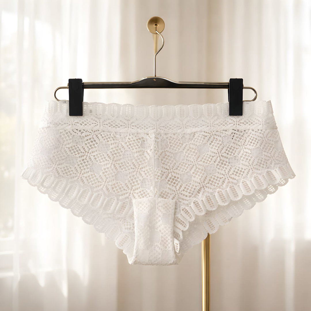 White lace panty