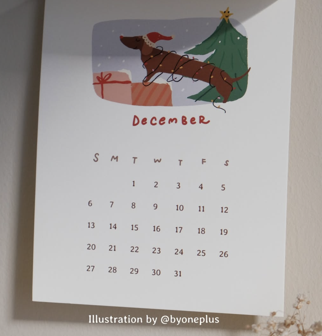 Year of Dachshunds - 2026 Calendar 
