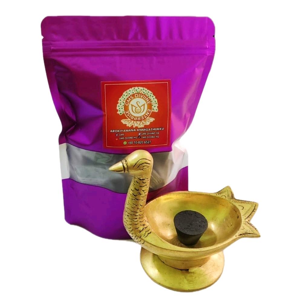 GMS Premium Kaval Deivam 1 inch Karuppu Sambrani_4