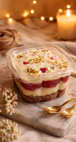 Strawberry Lotus Crumbs Cheesecake 🍓  | Handle Box