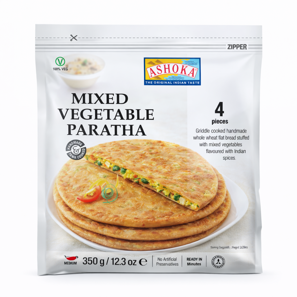Ashoka Mix Veg paratha 350g_0