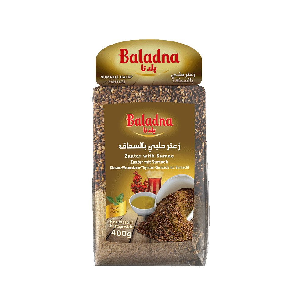ﺑﻠﺩﻧﺎ ﺯﻋﺗﺭ ﺣﻠﺑﻲ ﺑﺎﻟﺳﻣﺎﻕ | 400g |  Thymian mit Sumach_0