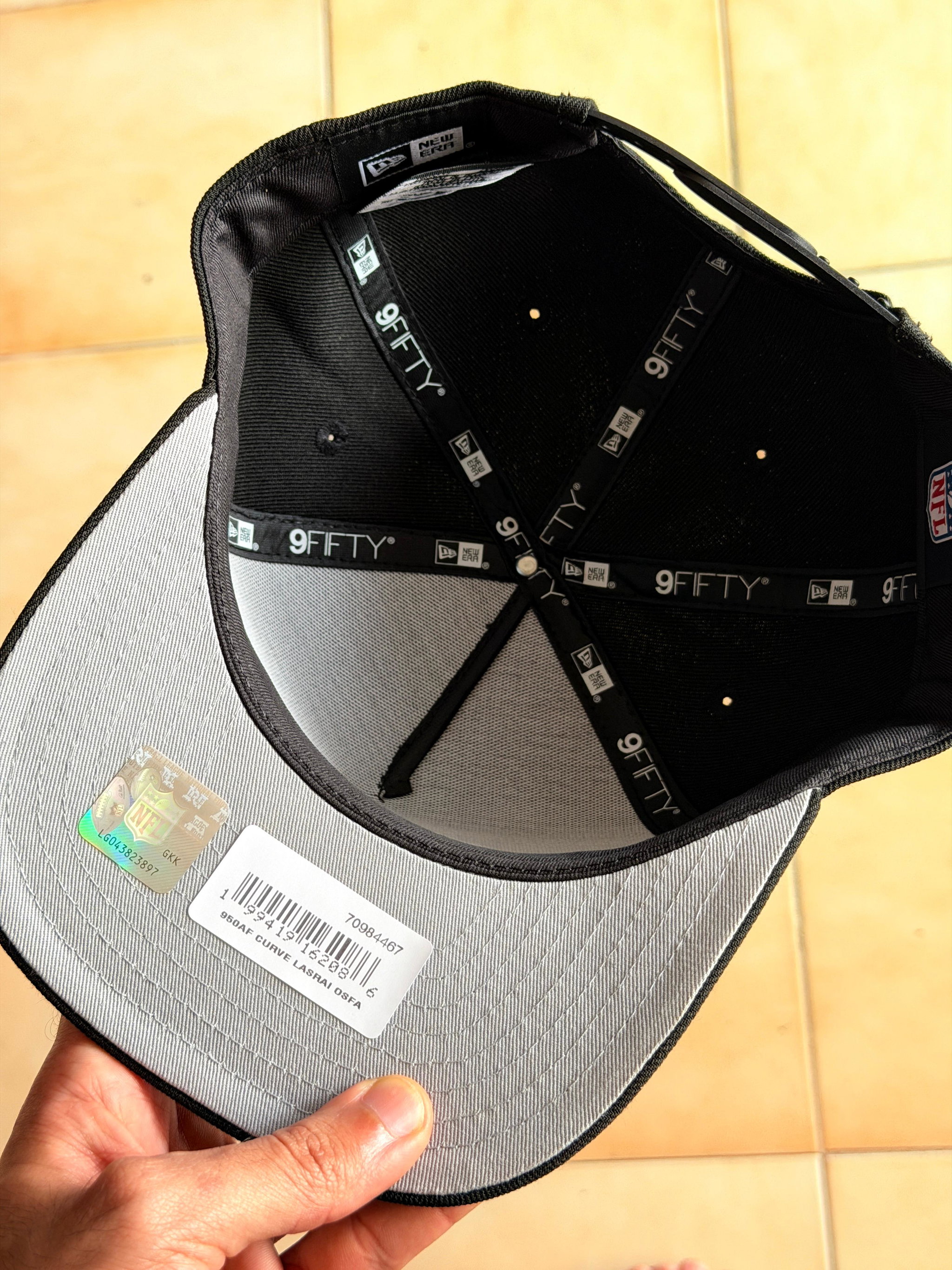 9FIFTY A-Frame -  Las Vegas Raiders Black Classic Edition_6