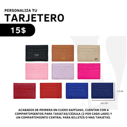 Tarjetero Saffiano