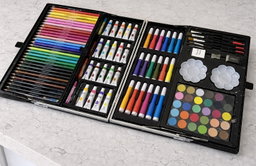Children Art/coloring Set with markers, crayons, paint etc