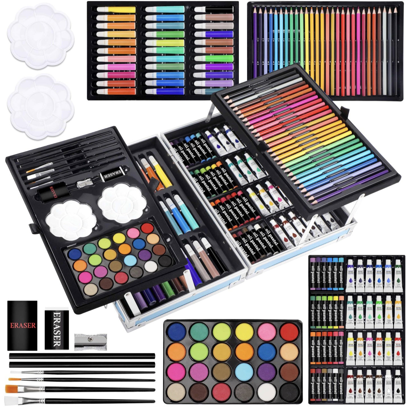 Children Art/coloring Set with markers, crayons, paint etc_5