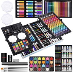 Children Art/coloring Set with markers, crayons, paint etc