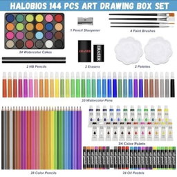 Children Art/coloring Set with markers, crayons, paint etc