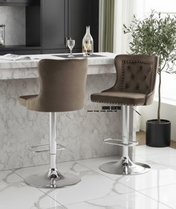 Velvet  Suede Bar Stools 