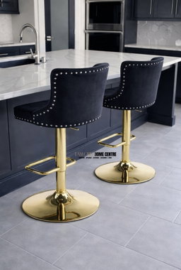 Velvet  Suede Bar Stools 