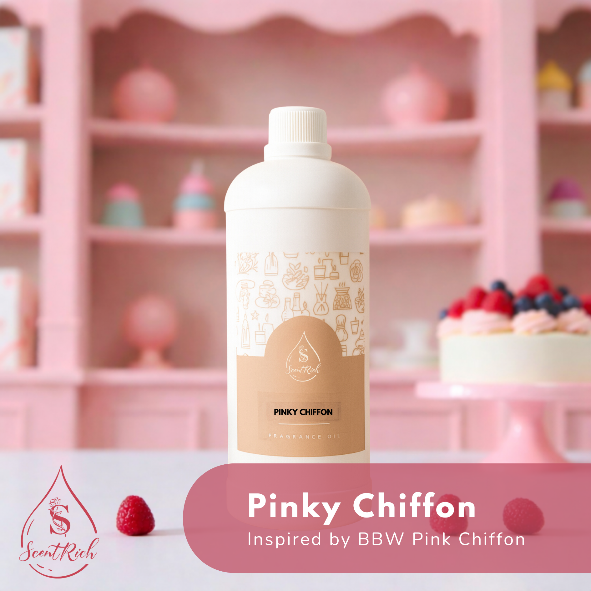Fragrance Oil - Pinky Chiffon (NEW)_0