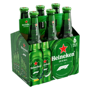 Heineken Beer Bottles 6 Pack