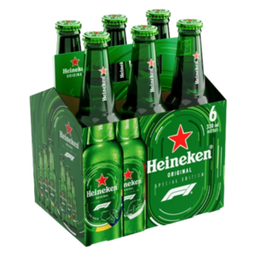 Heineken Beer Bottles 6 Pack