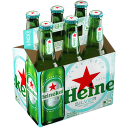 Heineken Beer Bottles 6 Pack