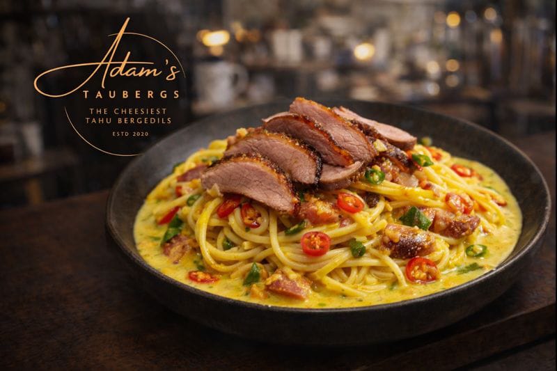 Smoked Duck Lemak Cili Padi Linguine