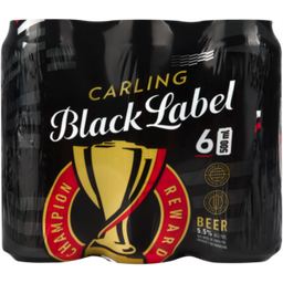 Carling Black Label Beer 6 Pack