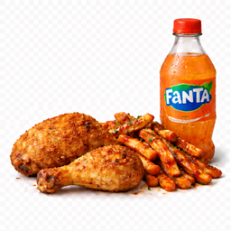Chicken Leg + Masala Fries + Soda 350ml