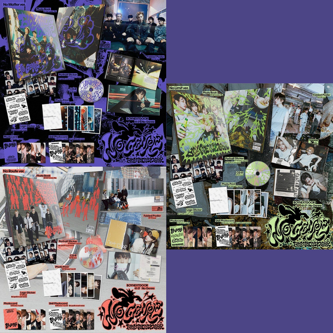 BOYNEXTDOOR 4TH EP ALBUM - No Genre PHOTOBOOK VER._1