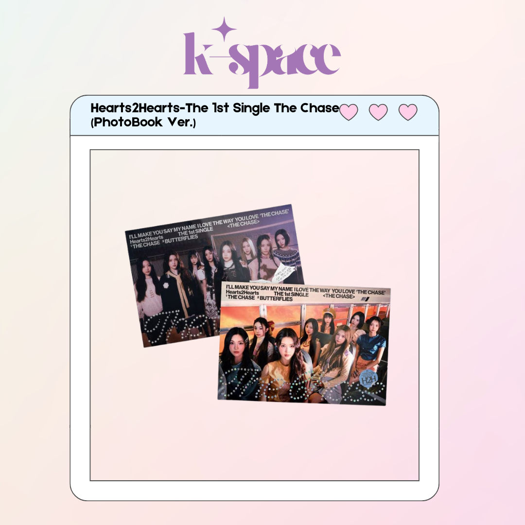 Hearts2Hearts - The 1st Single The Chase (PhotoBook Ver.)