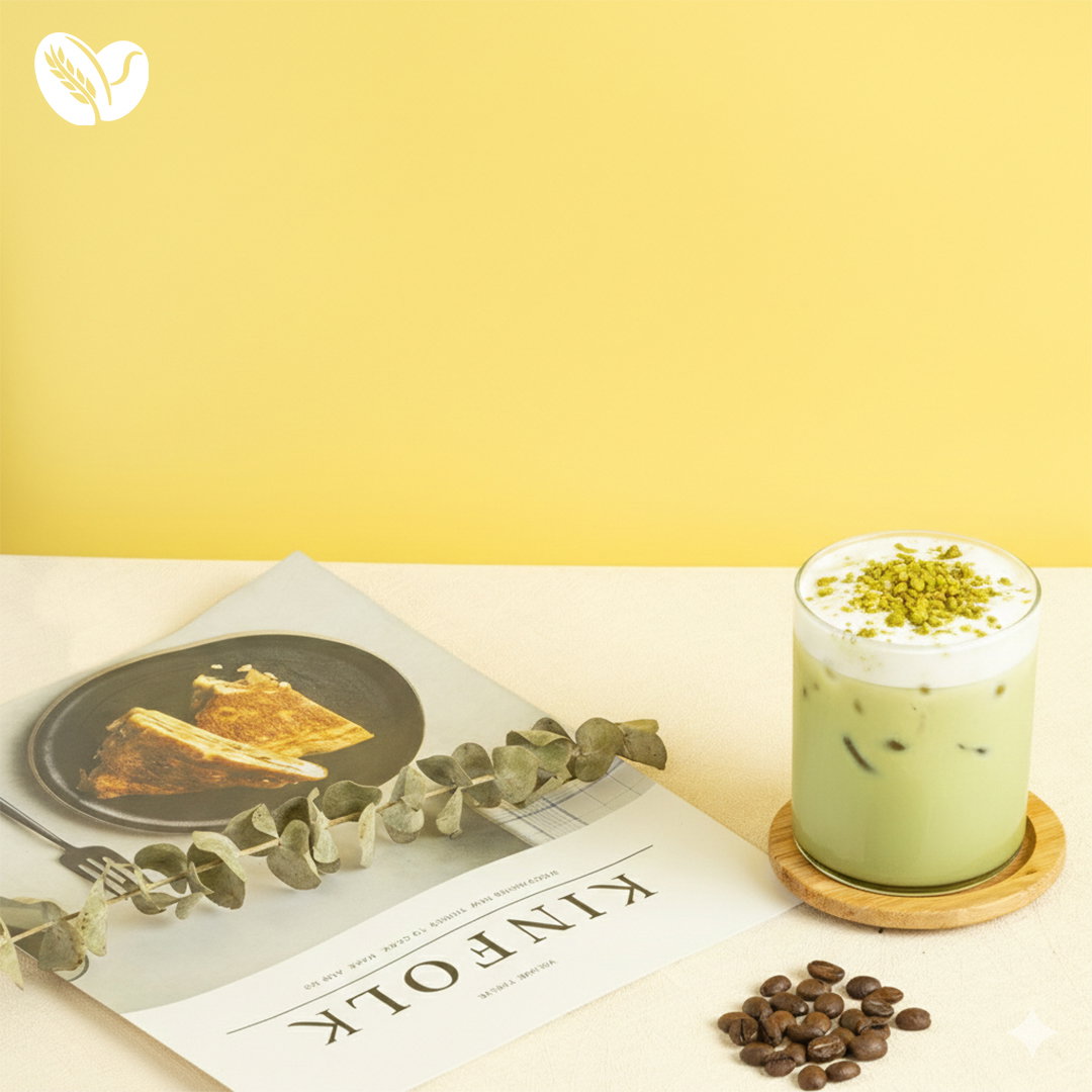 Iced Pistachio Cafe Latte