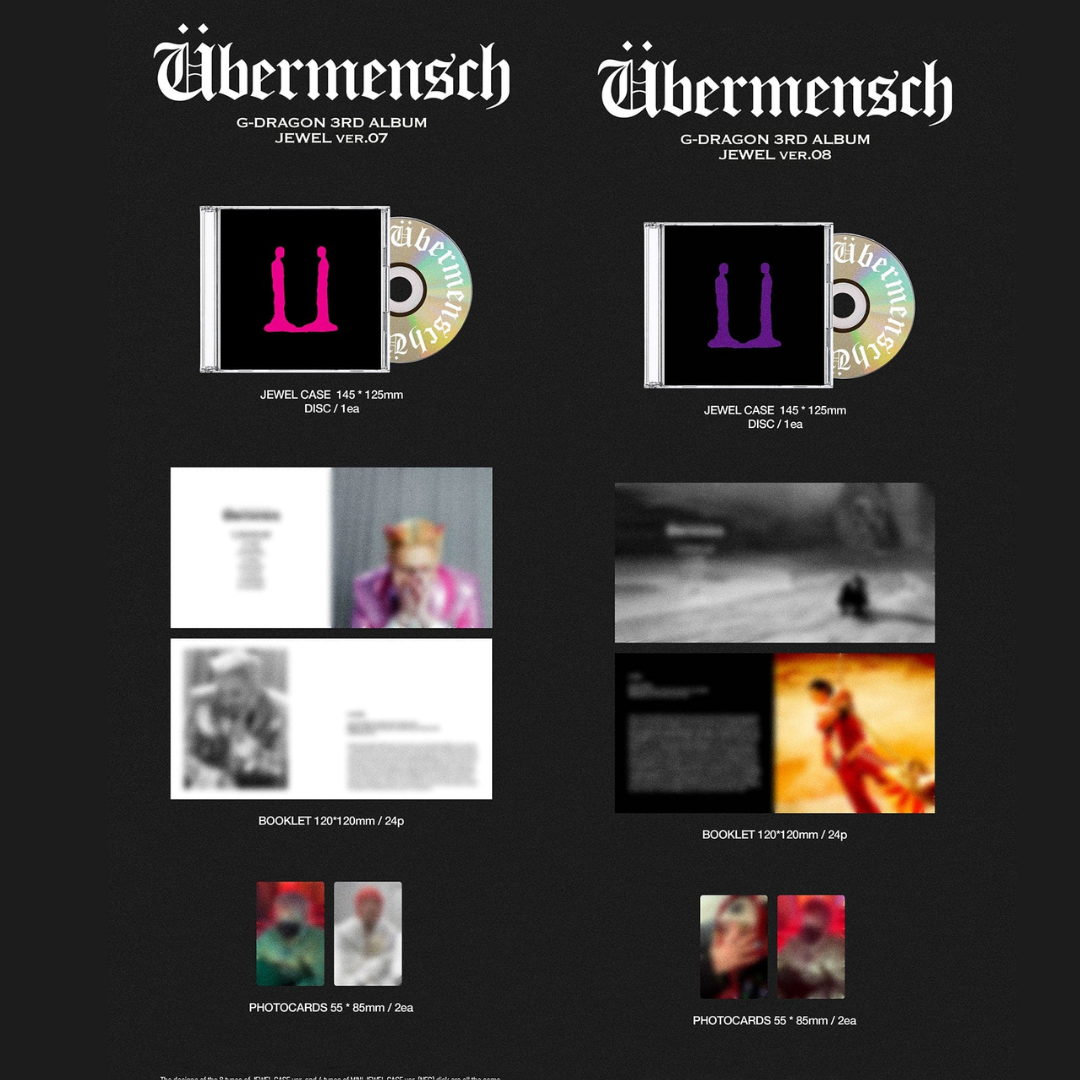 G-DRAGON - UBERMENSCH 3RD ALBUM JEWEL VER._2