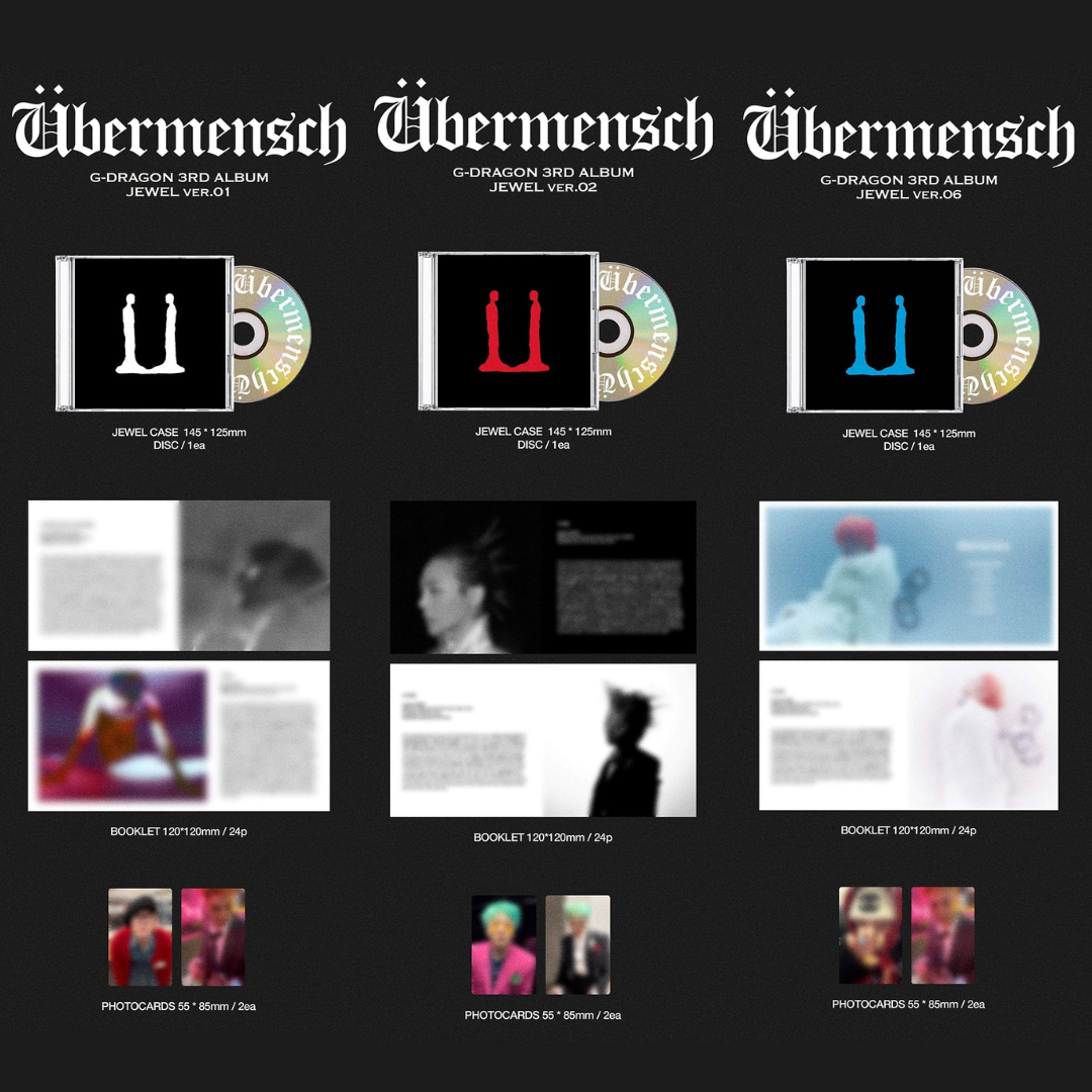 G-DRAGON - UBERMENSCH 3RD ALBUM JEWEL VER._1