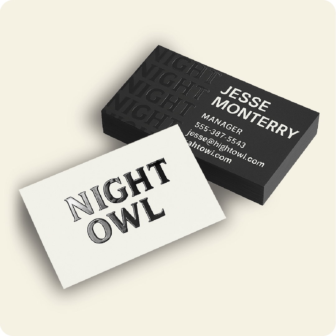 Business Card - Spot UV Matt Lamination