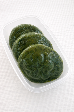 무설탕 쑥개떡 Mugwort Rice Cake